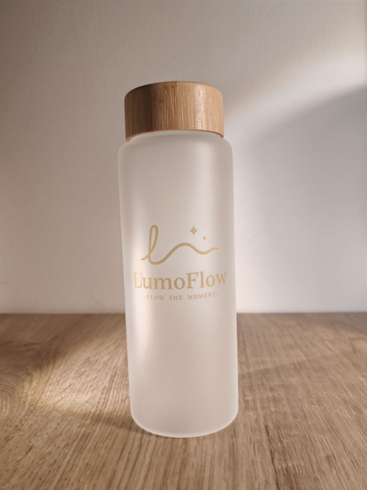 LumoFlow – Lasinen Juomapullo (Frosted)
